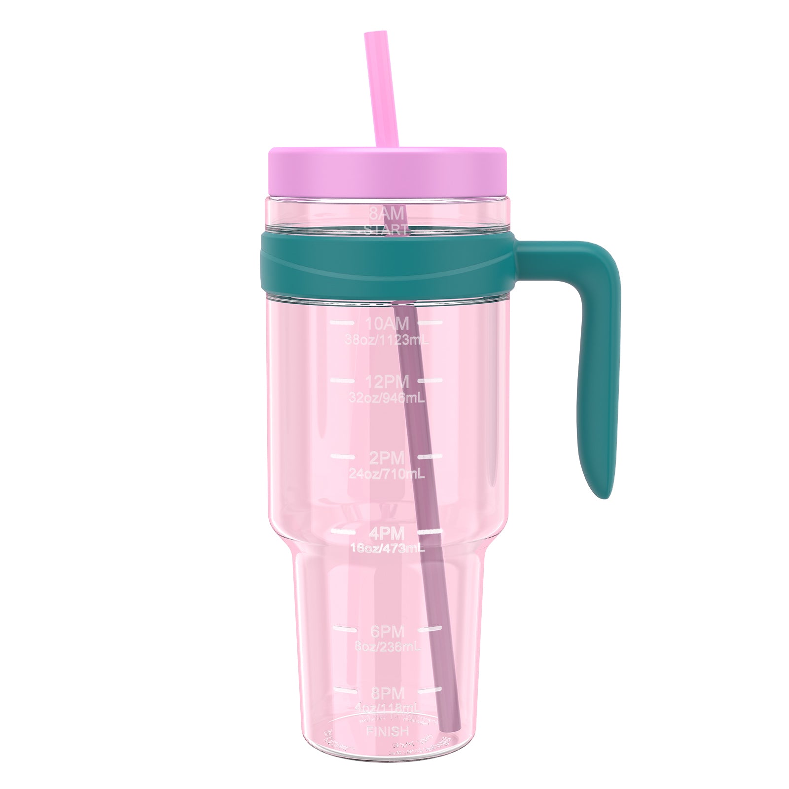Tronco 50 oz Tritan Tumbler with Lid and Straw