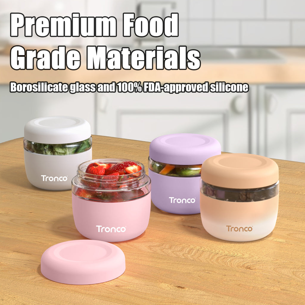 Tronco 24 oz Glass Food Storage Container