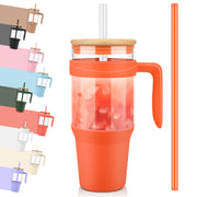 Coral Orange-Bamboo
