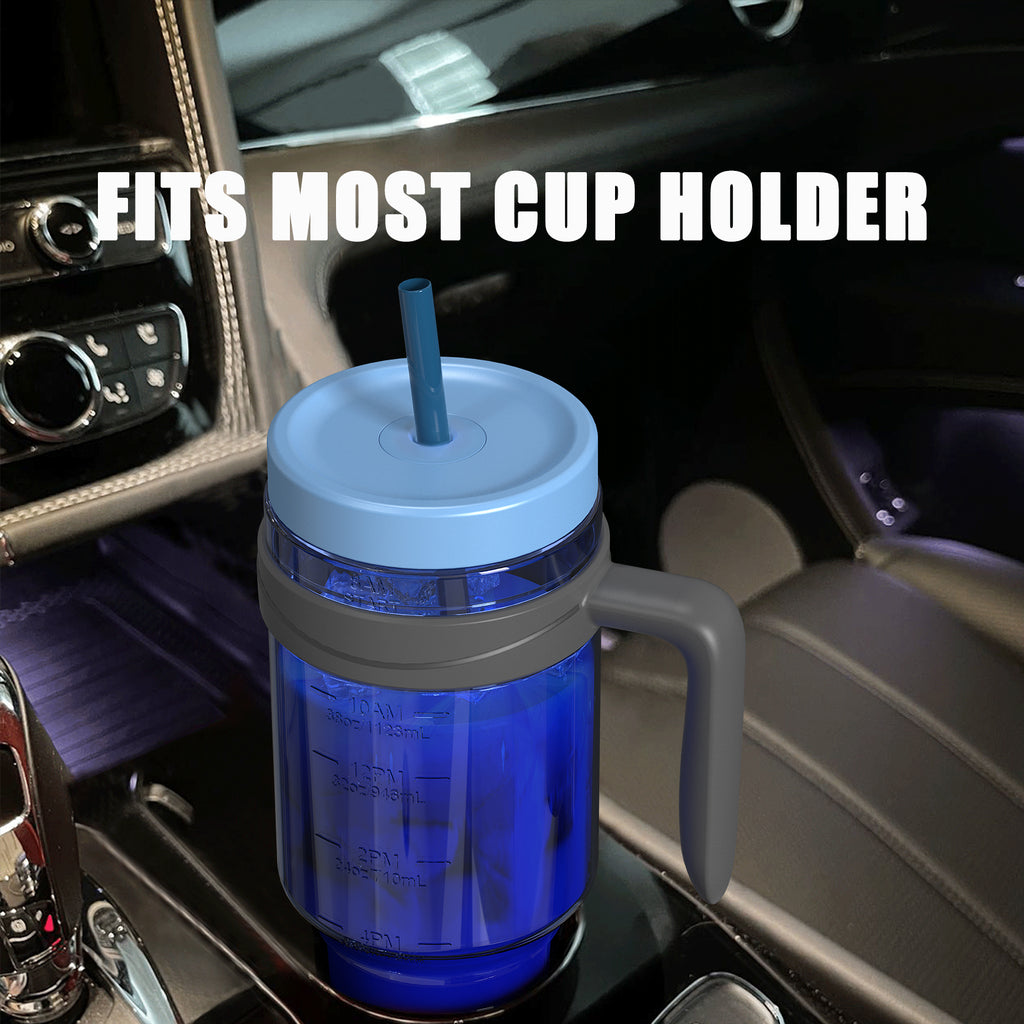 Tronco 50 oz Tritan Tumbler with Lid and Straw