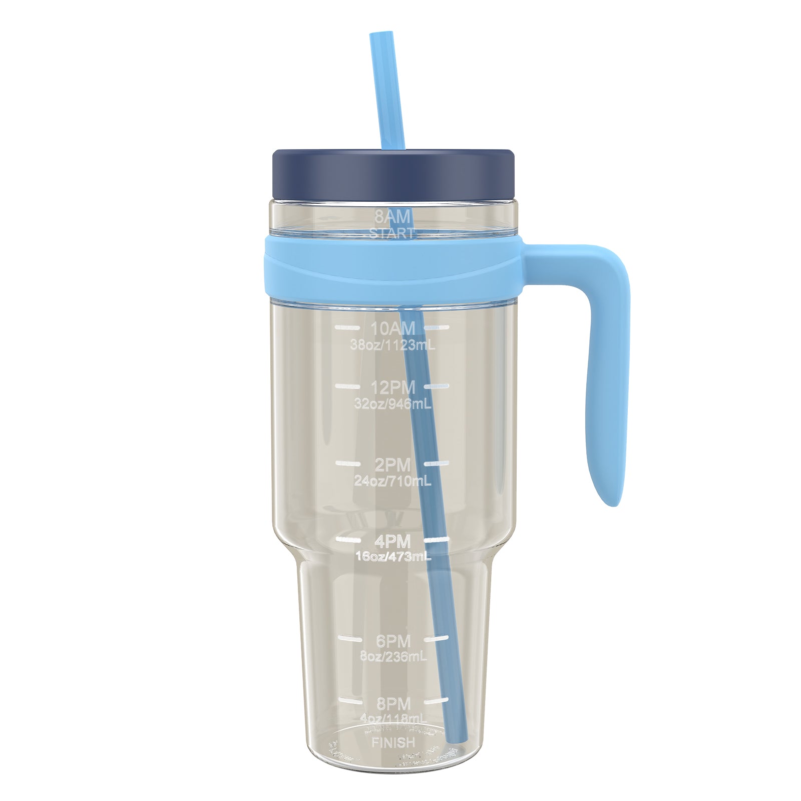 Tronco 50 oz Tritan Tumbler with Lid and Straw
