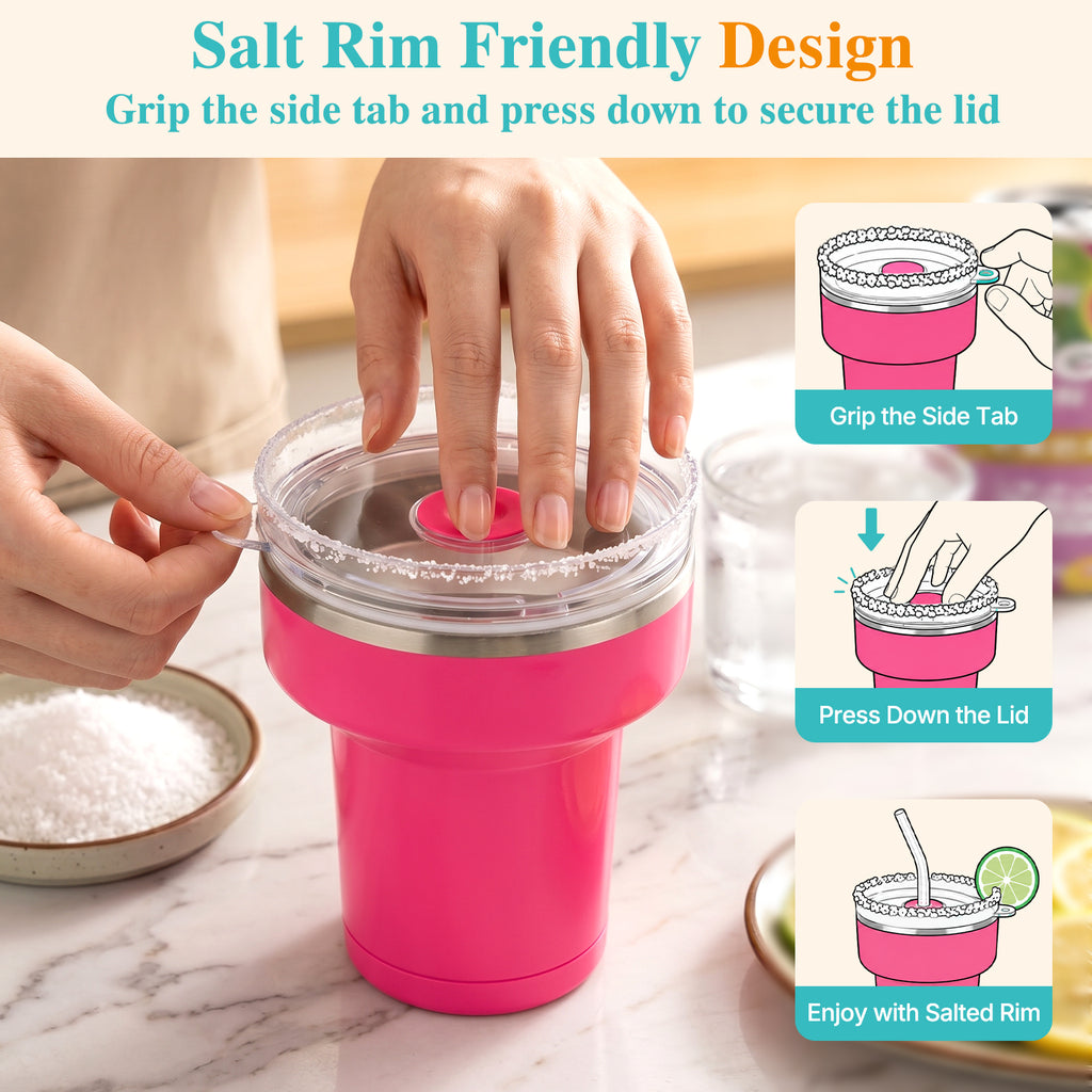Tronco 16 oz Insulated Cocktail Tumbler