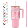 40oz tumbler with bamboo lid