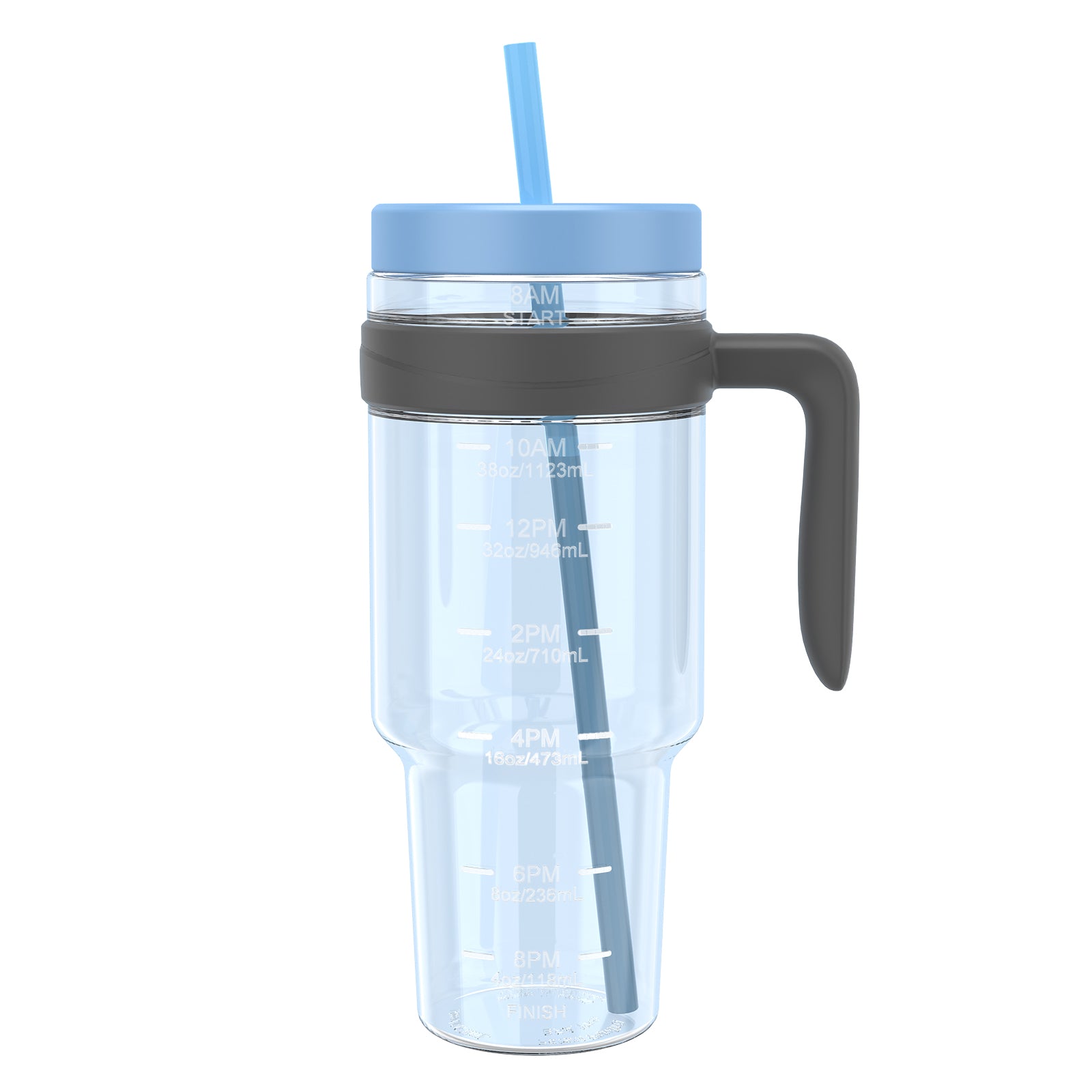 Tronco 50 oz Tritan Tumbler with Lid and Straw