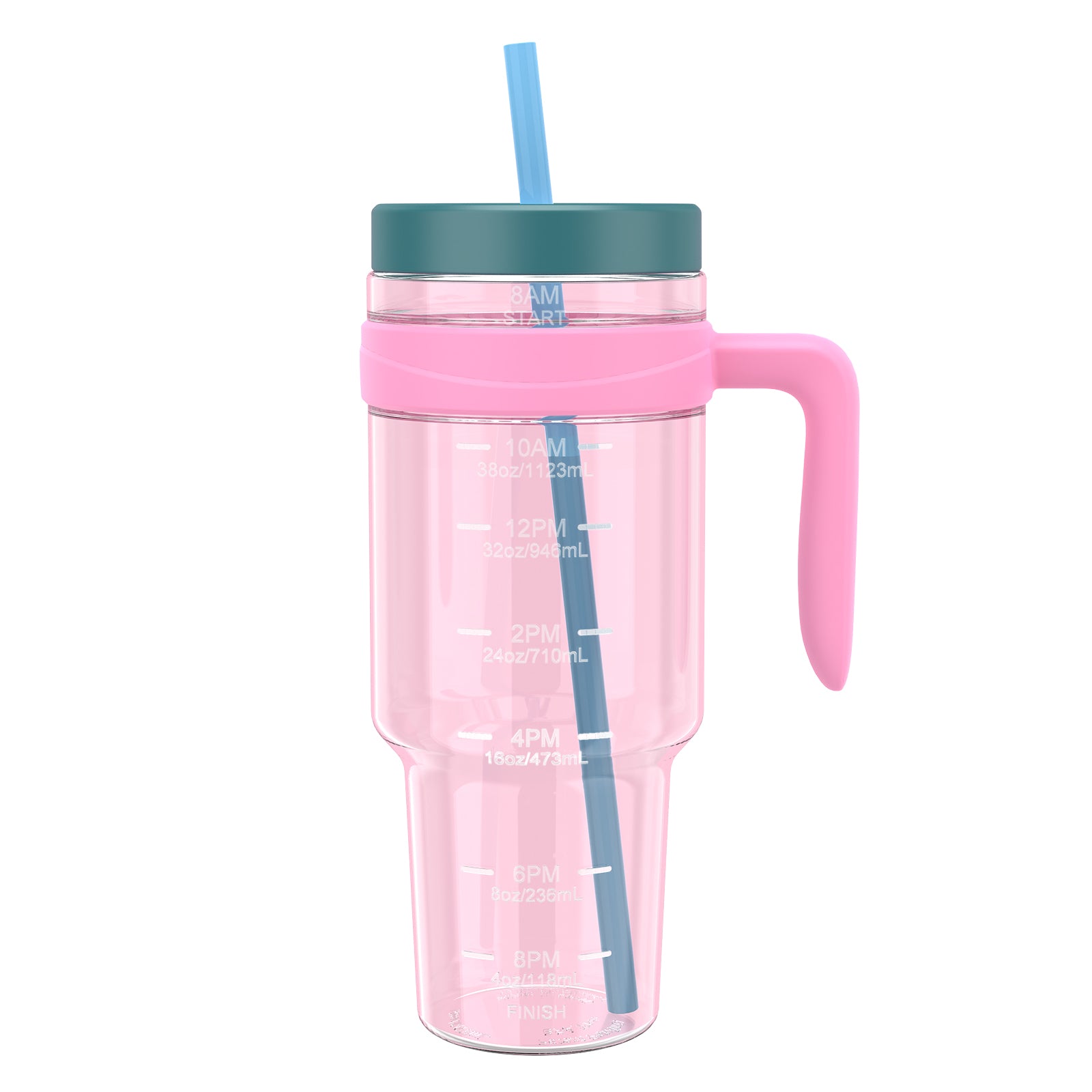 Tronco 50 oz Tritan Tumbler with Lid and Straw