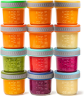 Tronco 4 oz Glass Food Storage Jars, 8-Pack