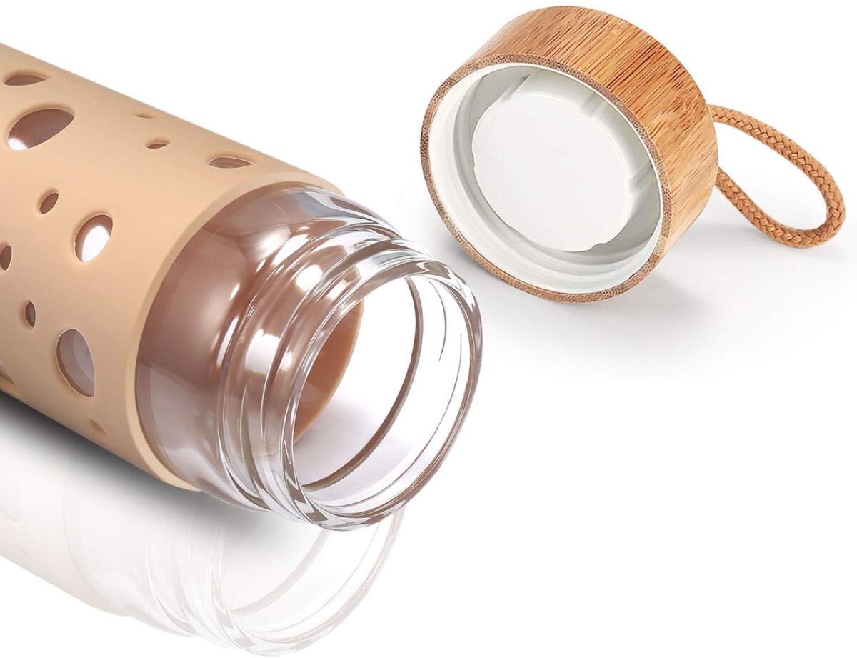 Tronco 20oz Glass Bottle with Bamboo Lid – Tronco